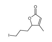 5-(3-iodopropyl)-4-methylfuran-2(5H)-one Structure