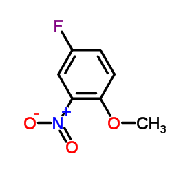 4-氟-2-硝基苯甲醚结构式