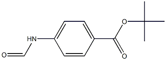 4-甲酰氨基苯甲酸叔丁酯结构式