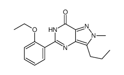 5-(2-Ethoxyphenyl)-2,6-dihydro-2-Methyl-3-propyl-7H-pyrazolo[4,3-d]pyrimidin-7-one Structure