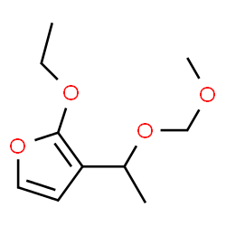 Furan, 2-ethoxy-3-[1-(methoxymethoxy)ethyl]- (9CI) structure