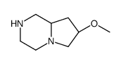 (8AS)-7-METHOXY-OCTAHYDROPYRROLO[1,2-A]PYRAZINE Structure