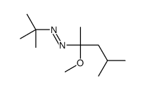 1-[(1,1-Dimethylethyl)azo]-1-methoxy-1,3-dimethylbutane Structure