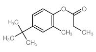 (2-methyl-4-tert-butyl-phenyl) propanoate Structure