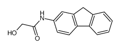 2-glycolamidofluorene Structure