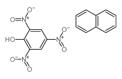 naphthalene; 2,4,6-trinitrophenol structure