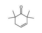 2,2,6,6-tetramethylcyclohex-3-enone结构式