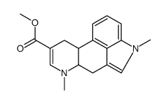 methyl (6aR,10aR)-4,7-dimethyl-6,6a,10,10a-tetrahydroindolo[4,3-fg]quinoline-9-carboxylate结构式