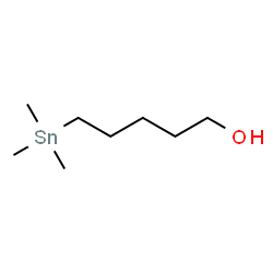 5-(Trimethylstannyl)-1-pentanol结构式