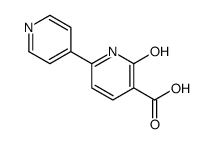 2-oxo-6-pyridin-4-yl-1H-pyridine-3-carboxylic acid结构式