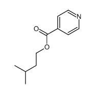 3-methylbutyl pyridine-4-carboxylate Structure