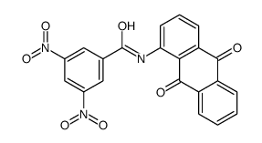 N-(9,10-dioxoanthracen-1-yl)-3,5-dinitrobenzamide结构式