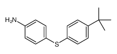 4-(4-tert-butylphenyl)sulfanylaniline结构式