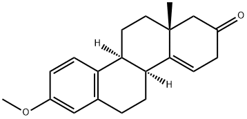 (8α)-3-Methoxy-D-homoestra-1,3,5(10),14-tetren-17-one结构式