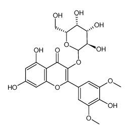 syringetin-3-galactoside Structure