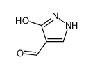 3-oxo-1,2-dihydropyrazole-4-carbaldehyde Structure