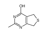 5,7-dihydro-2-methylthieno[3,4-d]pyrimidin-4-ol structure