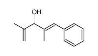 (E)-2,4-dimethyl-1-phenylpenta-1,4-dien-3-ol结构式