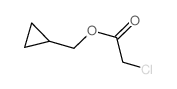Acetic acid, 2-chloro-,cyclopropylmethyl ester structure