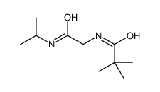 2,2-dimethyl-N-[2-oxo-2-(propan-2-ylamino)ethyl]propanamide Structure