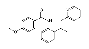 4-methoxy-N-[2-(1-pyridin-2-ylpropan-2-yl)phenyl]benzamide结构式