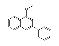 1-methoxy-3-phenylnaphthalene结构式