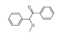 rac-(2R*)-1,2-Diphenyl-2-methoxyethanone结构式