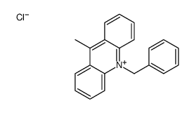 10-benzyl-9-methylacridin-10-ium,chloride Structure