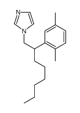 1-[2-(2,5-dimethylphenyl)octyl]imidazole结构式