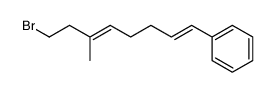 trans,trans-1-bromo-3-methyl-8-phenyl-3,7-octadiene Structure