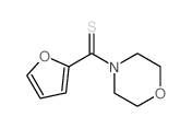 2-furyl-morpholin-4-yl-methanethione结构式