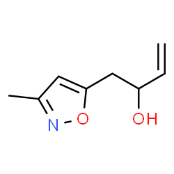 5-Isoxazoleethanol,-alpha--ethenyl-3-methyl-(9CI) Structure