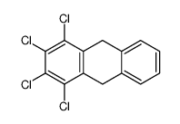 1,2,3,4-tetrachloro-9,10-dihydroanthracene结构式