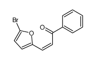 3-(5-bromofuran-2-yl)-1-phenylprop-2-en-1-one结构式