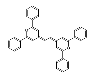 4-[2-(2,6-diphenylpyran-4-ylidene)ethylidene]-2,6-diphenylpyran结构式