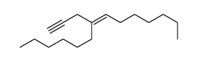7-prop-2-ynyltetradec-7-ene结构式