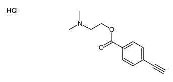 2-(dimethylamino)ethyl 4-ethynylbenzoate,hydrochloride Structure