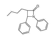 (3S,4S)-3-butyl-1,4-diphenylazetidin-2-one Structure