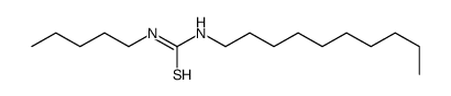 1-decyl-3-pentylthiourea Structure
