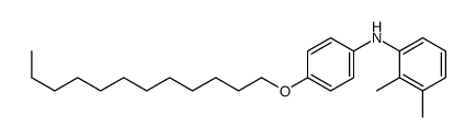N-(4-dodecoxyphenyl)-2,3-dimethylaniline结构式
