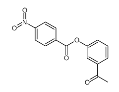 (3-acetylphenyl) 4-nitrobenzoate Structure