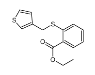 ethyl 2-(thiophen-3-ylmethylsulfanyl)benzoate Structure