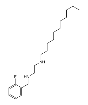 N'-[(2-fluorophenyl)methyl]-N-undecylethane-1,2-diamine结构式
