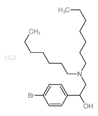 1-(4-bromophenyl)-2-(diheptylamino)ethanol structure