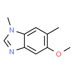1H-Benzimidazole,5-methoxy-1,6-dimethyl-(9CI) structure