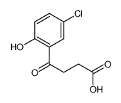 4-(5-chloro-2-hydroxyphenyl)-4-oxobutanoic acid结构式