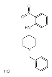 1-benzyl-4-(2-nitrophenyl)aminopiperidine hydrochloride结构式