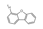 4-deuteriodibenzofuran结构式