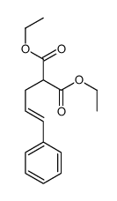 diethyl 2-(3-phenylprop-2-enyl)propanedioate Structure