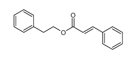 Phenethyl trans-cinnamate Structure